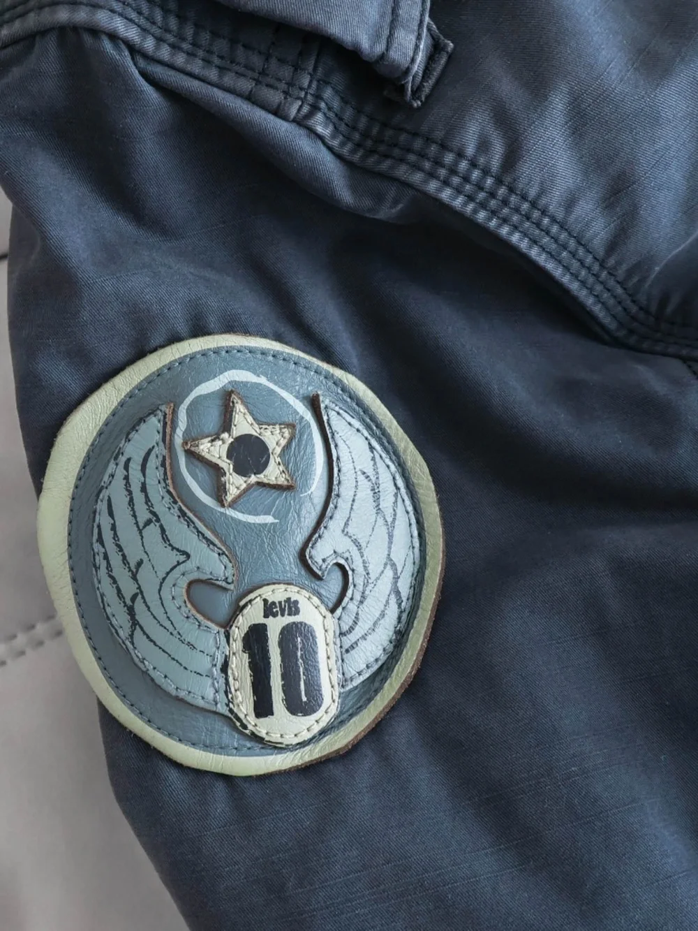 Rare Vintage Y2K Levi's Heavyweight Parka Naturally Sun Fading And Distressing - Picture 5 of 11